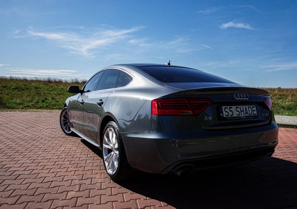 Audi A5 cena 81500 przebieg: 95173, rok produkcji 2016 z Bytom małe 667